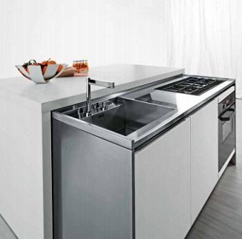 Cucine moderne a scomparsa: Aran, Met